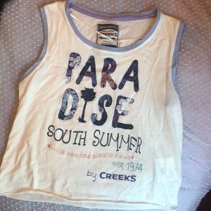 Summer graphic tank